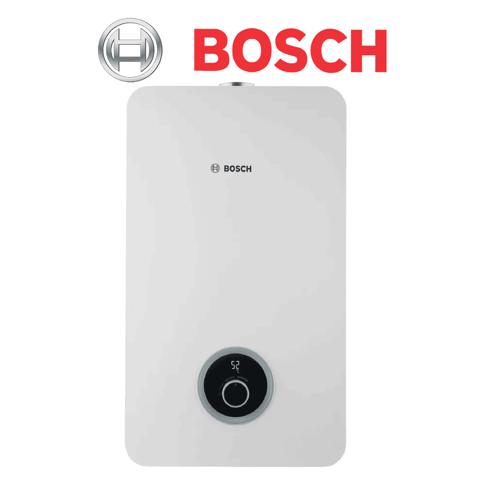 Calentador de agua Bosch, eficiente y duradero para uso doméstico.