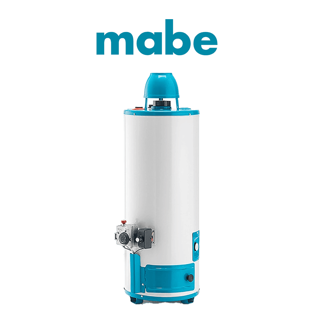 Calentador de agua Mabe, eficiente y duradero para uso doméstico.